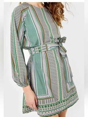 NEW CARTOLINA NANTUCKET emma dress in eze XSmall